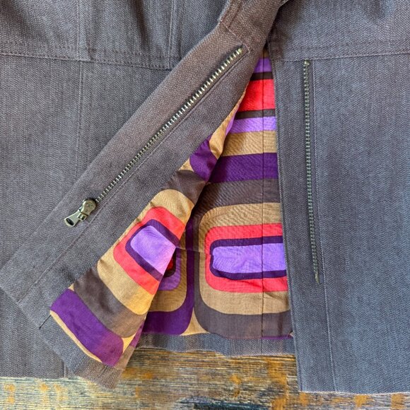 Vintage Bandolino Brown Retro Tailored Suit, Womens Size 12 - Picture 6 of 10